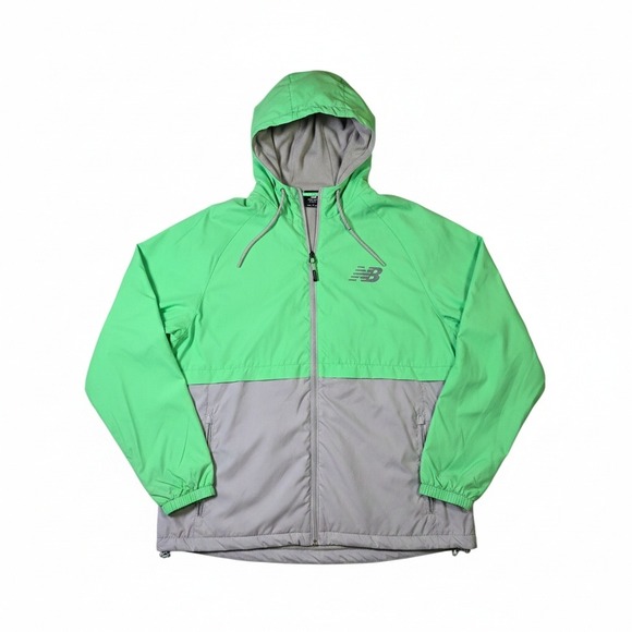 New Balance Other - New Balance Green Grey Windbreaker Jacket L